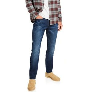 Frame L'Homme Classic Medium Wash Denim Jeans Whiskering Men's 32